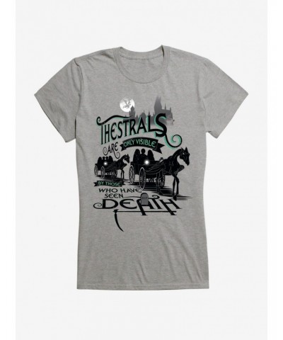 Harry Potter Thestrals Visible By Death Girls T-Shirt $7.37 T-Shirts
