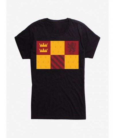Harry Potter Gryffindor Checkered Patterns Girls T-Shirt $9.96 T-Shirts