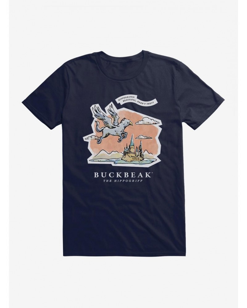 Harry Potter Watercolor Hippogriff Buckbeak T-Shirt $5.74 T-Shirts