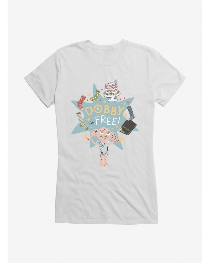 Harry Potter Dobby Is Free Girls T-Shirt $8.57 T-Shirts
