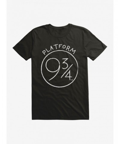 Harry Potter Platform 9 3/4 Sketch T-Shirt $9.37 T-Shirts
