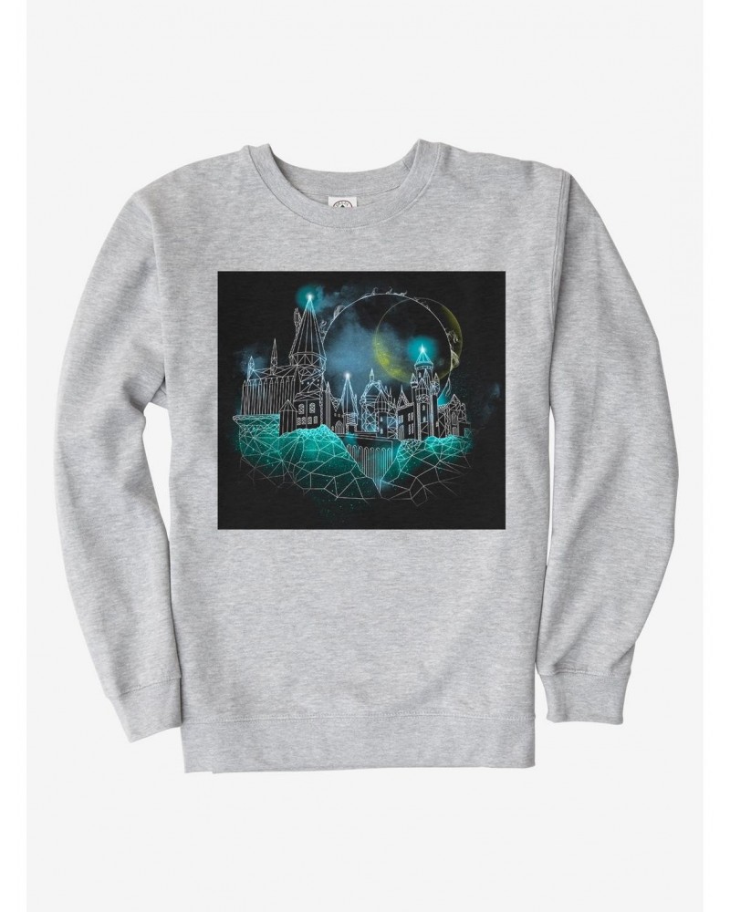 Harry Potter Hogwarts Castle Outline Sweatshirt $13.58 Sweatshirts