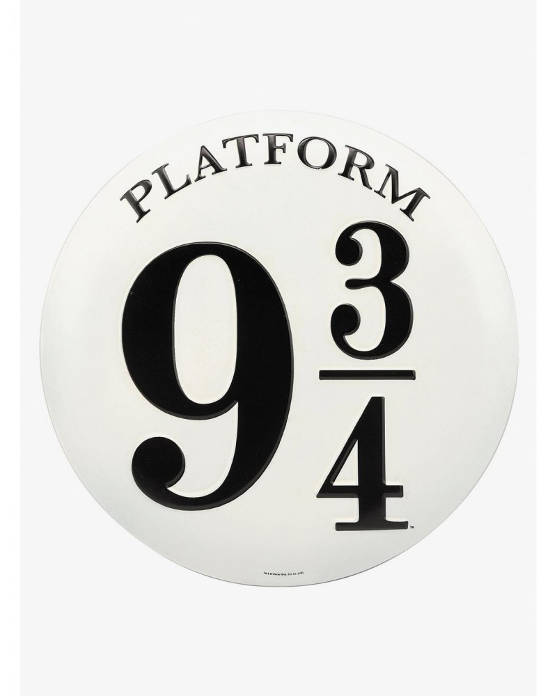 Harry Potter Platform 9 3/4 Button Sign $12.05 Door Signs