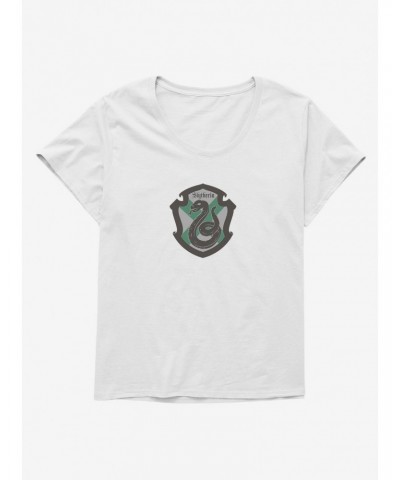 Harry Potter Simple Slytherin Girls T-Shirt Plus Size $11.10 T-Shirts