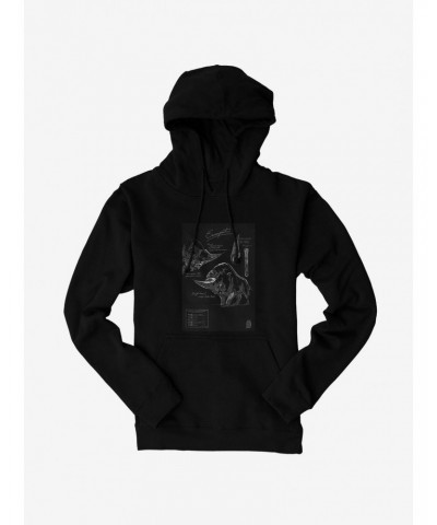 Fantastic Beasts Erumpent Sketch Hoodie $17.96 Hoodies