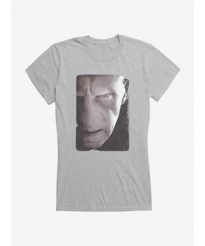 Harry Potter Close Up Voldemort Girls T-Shirt $7.57 T-Shirts