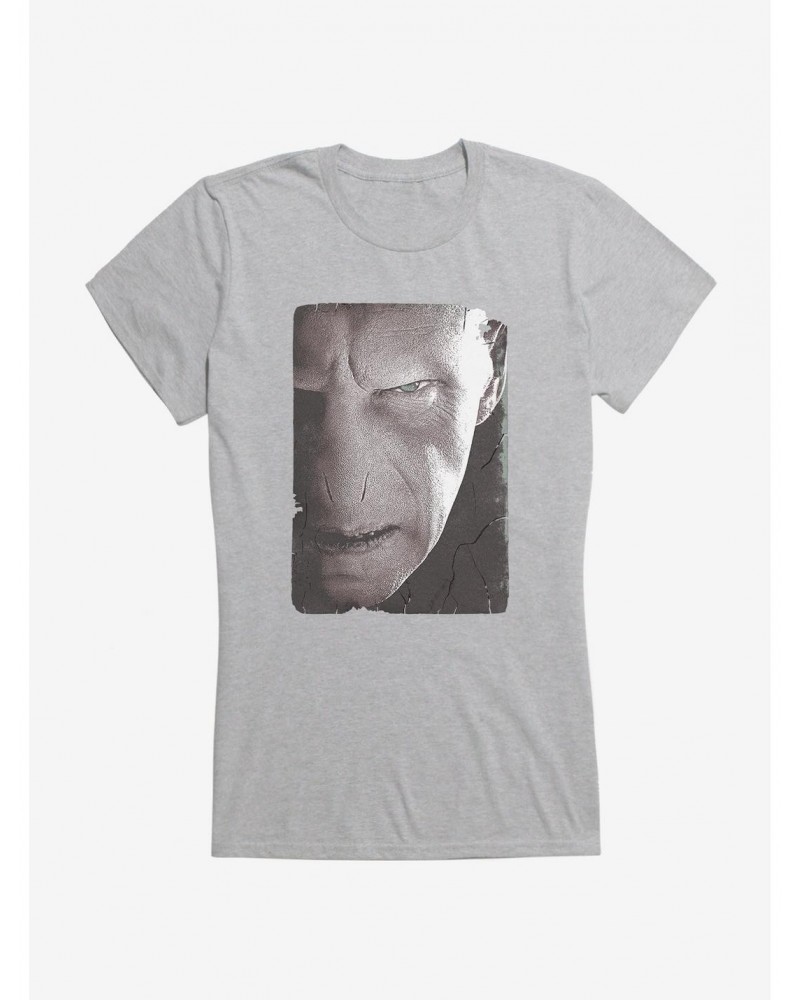 Harry Potter Close Up Voldemort Girls T-Shirt $7.57 T-Shirts