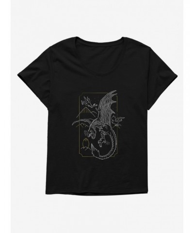 Harry Potter Dragons Simple Girls T-Shirt Plus Size $9.71 T-Shirts