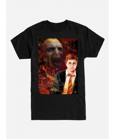 Harry Potter Voldemort Harry T-Shirt $8.22 T-Shirts