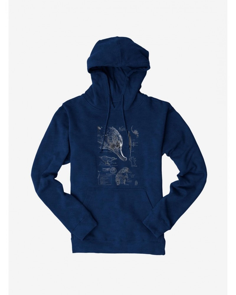 Fantastic Beasts Niffler Sketch Hoodie $15.45 Hoodies