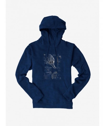 Fantastic Beasts Niffler Sketch Hoodie $15.45 Hoodies