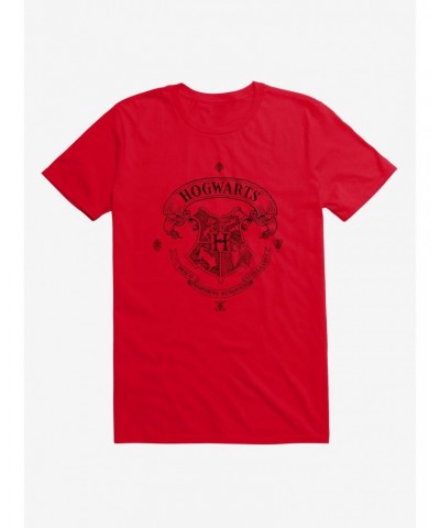Extra Soft Harry Potter Hogwarts Logo Banner T-Shirt $10.52 T-Shirts