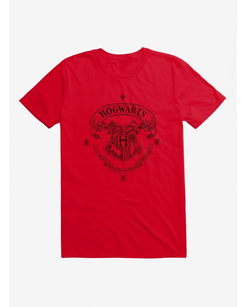 Extra Soft Harry Potter Hogwarts Logo Banner T-Shirt $10.52 T-Shirts