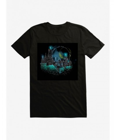 Harry Potter Hogwarts Castle Outline Extra Soft T-Shirt $10.52 T-Shirts