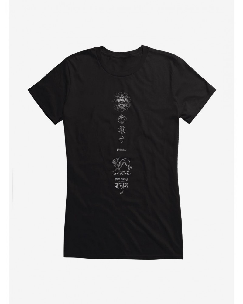 Fantastic Beasts Qilin & Symbols Girls T-Shirt $7.57 T-Shirts