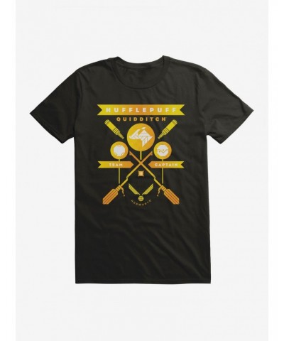 Harry Potter Hufflepuff Quidditch Team Captain T-Shirt $8.99 T-Shirts