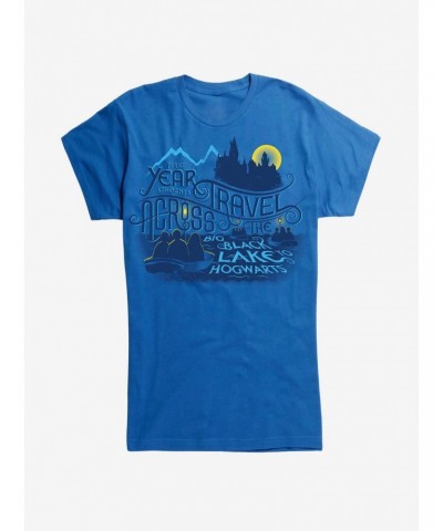 Harry Potter Hogwarts Big Black Lake Girls T-Shirt $7.77 T-Shirts