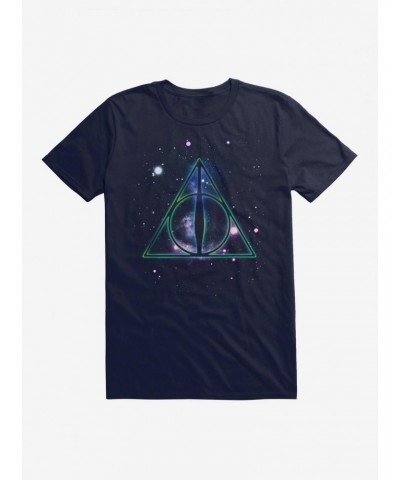 Harry Potter Deathly Hallows Celestial T-Shirt $8.22 T-Shirts