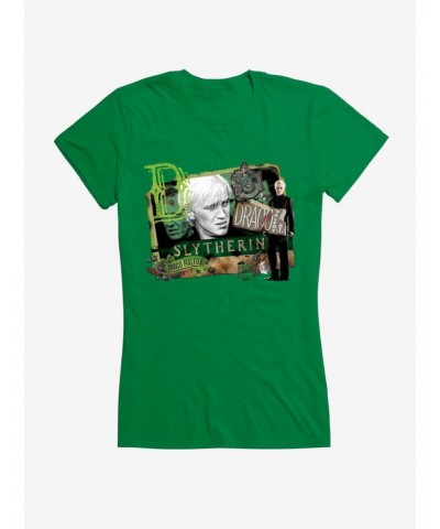 Harry Potter Draco Malfoy Collate Girls T-Shirt $8.57 T-Shirts