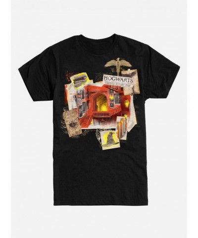 Harry Potter Hogwarts Grand Staircase T-Shirt $5.74 T-Shirts