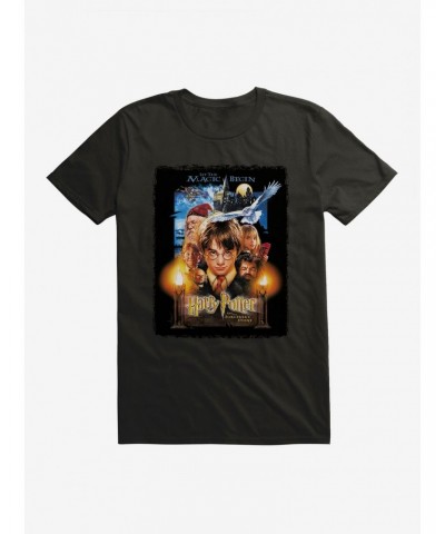 Harry Potter and the Sorcerer's Stone Movie Poster T-Shirt $7.46 T-Shirts