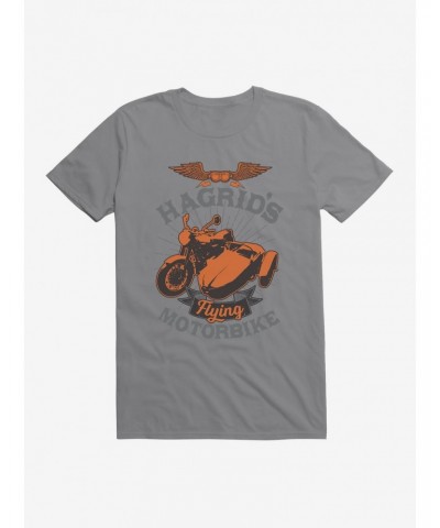 Harry Potter Hagrid's Flying Motorbike Bronze Icon T-Shirt $5.74 T-Shirts