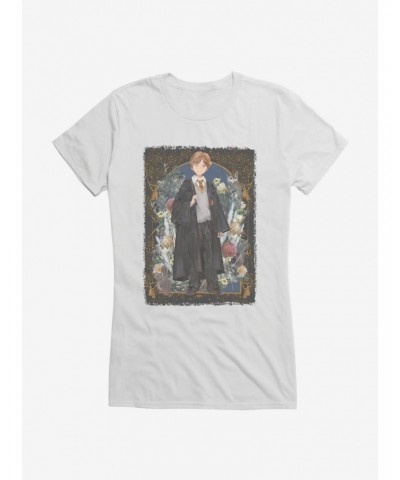 Harry Potter Ron Weasley Fantasy Style Girls T-Shirt $9.16 T-Shirts
