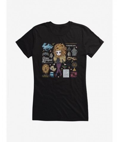 Harry Potter Luna Icons Lion Hat Girls T-Shirt $7.17 T-Shirts