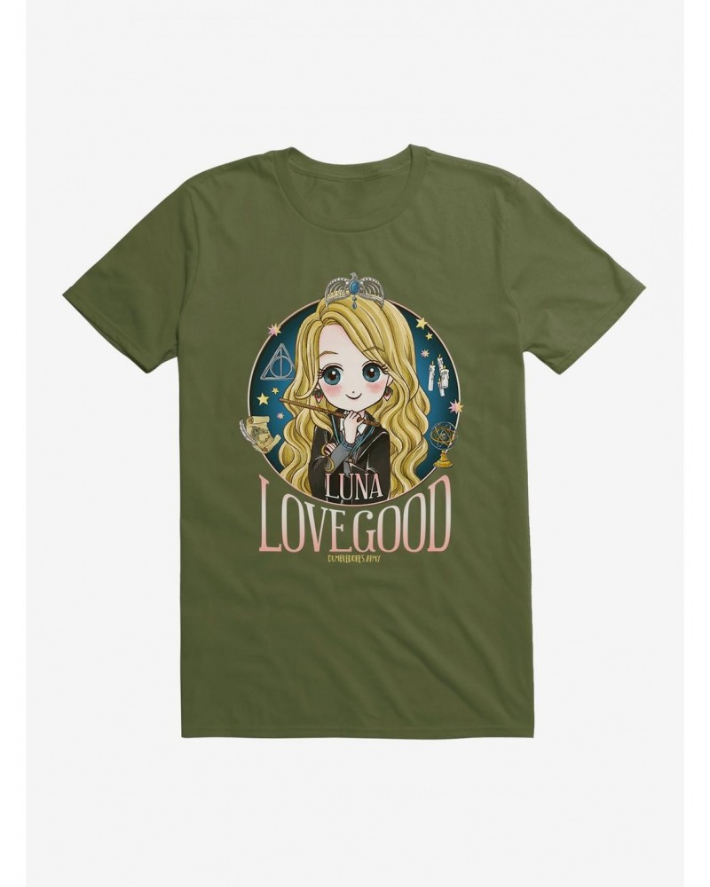 Harry Potter Luna Lovegood Army T-Shirt $7.65 T-Shirts