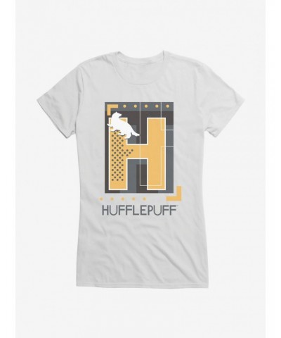 Harry Potter Hufflepuff H Girls T-Shirt $6.77 T-Shirts