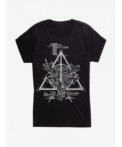 Harry Potter Deathly Hallows Three Brothers Girls T-Shirt $6.97 T-Shirts