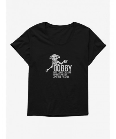 Harry Potter Dobby Saving His Friends Girls T-Shirt Plus Size $8.32 T-Shirts