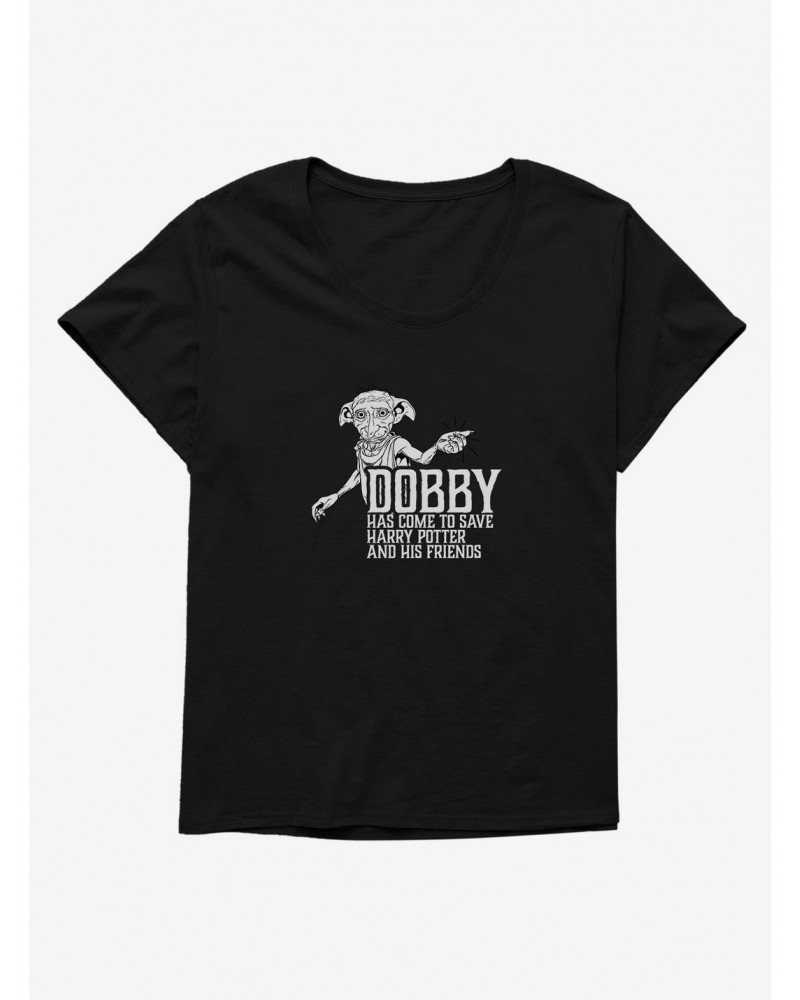 Harry Potter Dobby Saving His Friends Girls T-Shirt Plus Size $8.32 T-Shirts