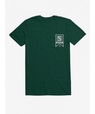 Extra Soft Harry Potter Slytherin Flag Logo T-Shirt $10.05 T-Shirts