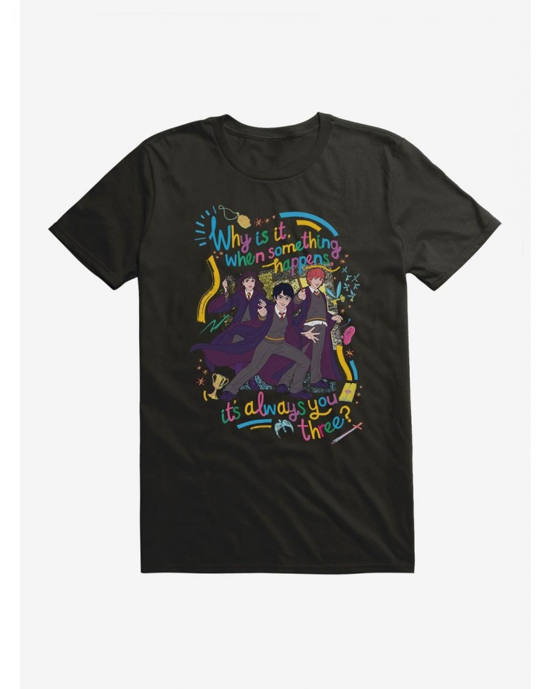 Harry Potter It's Always You Three Doodle Art T-Shirt $8.60 T-Shirts