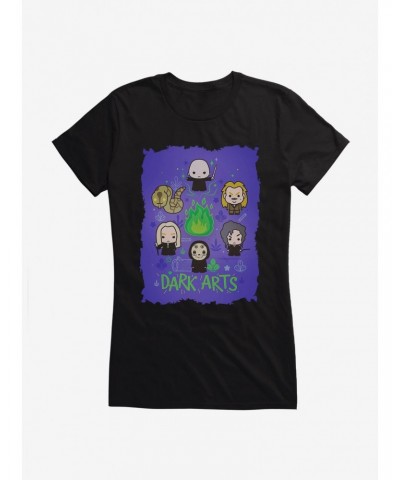 Harry Potter Dark Wizards And Dark Art Charms Girls T-Shirt $6.37 T-Shirts