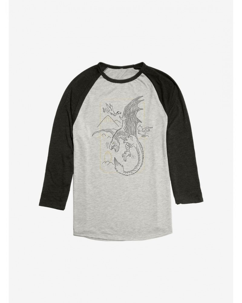 Harry Potter Dragon Draw Raglan $6.94 Raglans