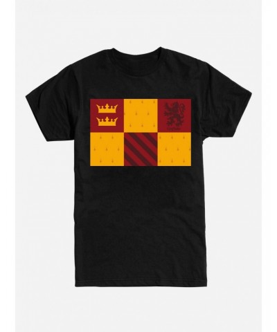 Harry Potter Gryffindor Checkered Patterns T-Shirt $6.69 T-Shirts