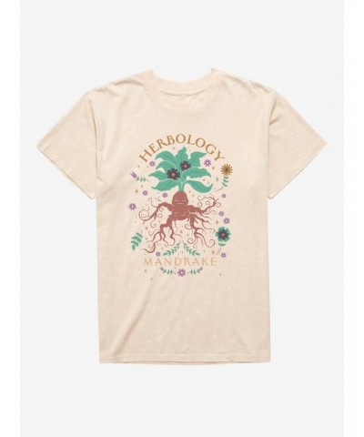 Harry Potter Herbology Mandrake Mineral Wash T-Shirt $6.84 T-Shirts