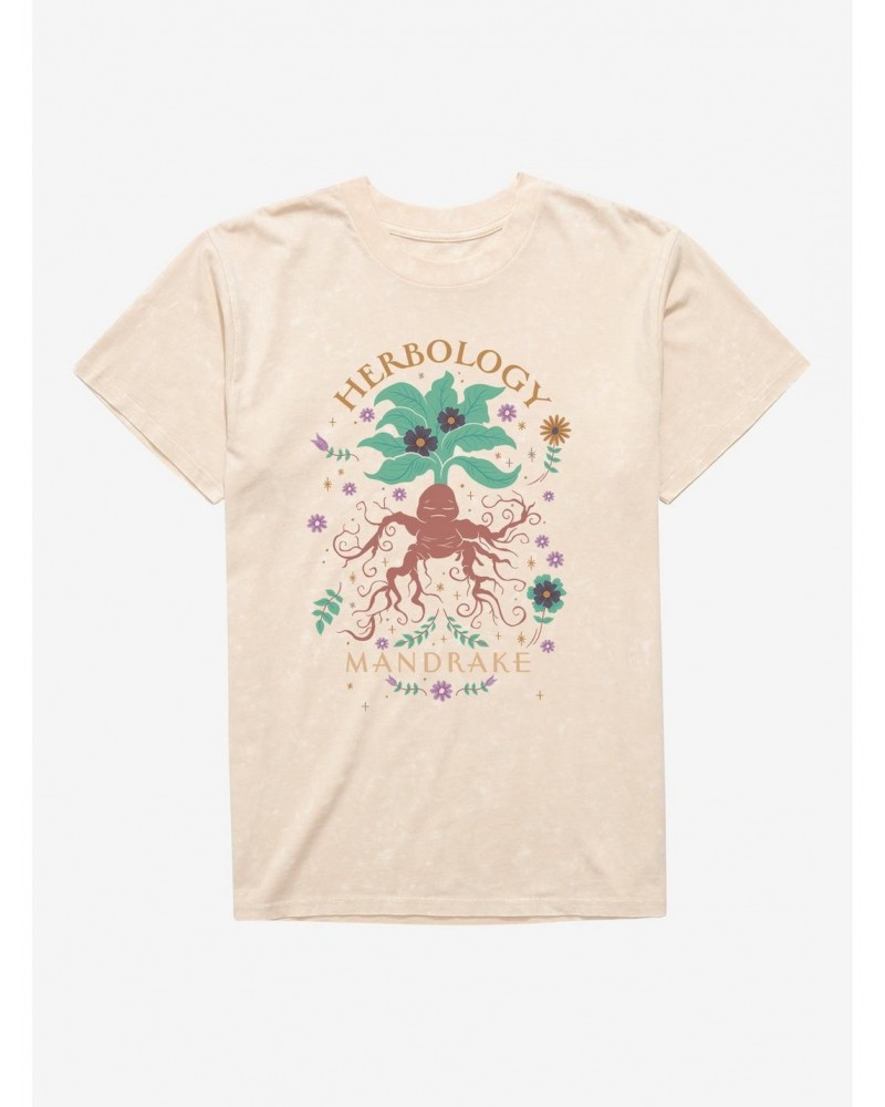 Harry Potter Herbology Mandrake Mineral Wash T-Shirt $6.84 T-Shirts