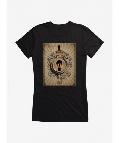Fantastic Beasts Muggle Worthy Key Hole Girls T-Shirt $7.37 T-Shirts