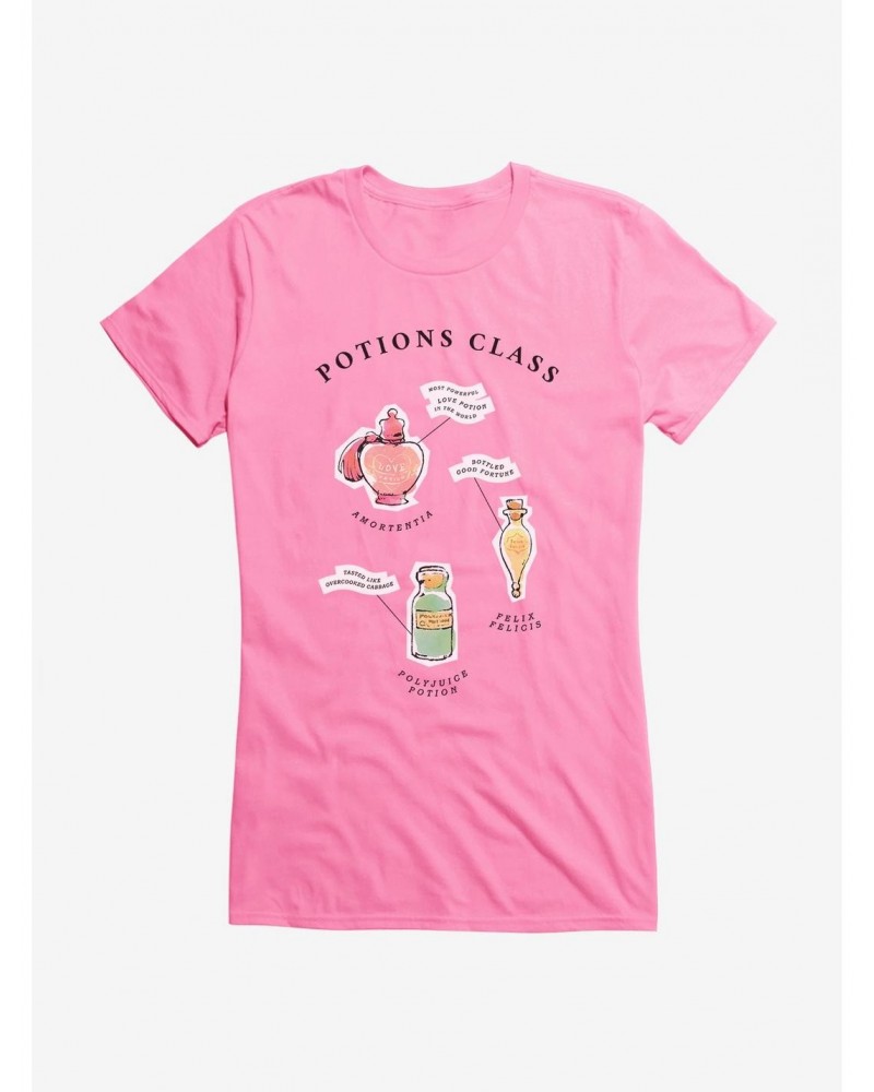 Harry Potter Watercolor Potions Class Girls T-Shirt $9.36 T-Shirts