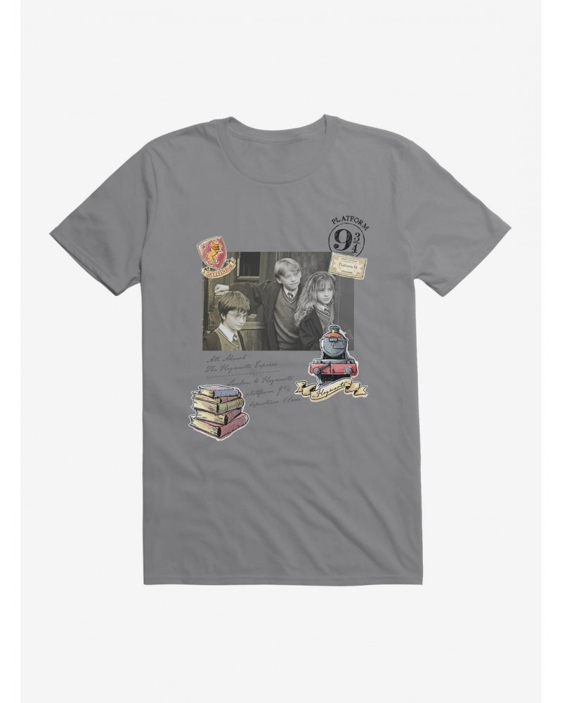 Harry Potter Trio Hogwarts Express T-Shirt $7.84 T-Shirts