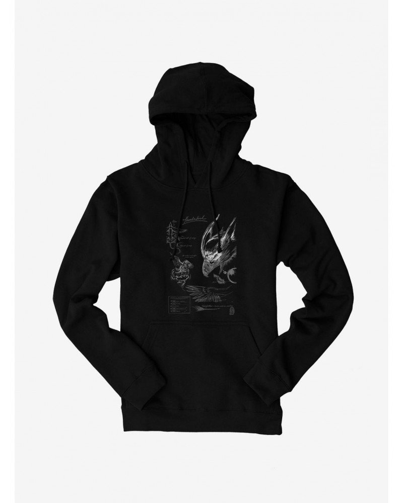 Fantastic Beasts Thunderbird Sketch Hoodie $12.93 Hoodies