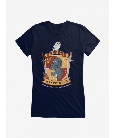 Harry Potter Gryffindor Brave Girls T-Shirt $7.37 T-Shirts