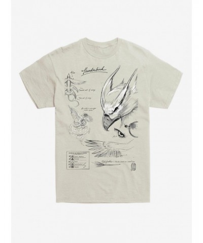 Fantastic Beasts Thunderbird Sketches T-Shirt $8.99 T-Shirts