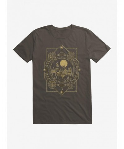 Harry Potter Hogwarts Gold Celestial T-Shirt $8.41 T-Shirts