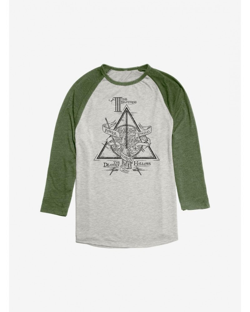 Harry Potter The Three Brothers Raglan $10.17 Raglans