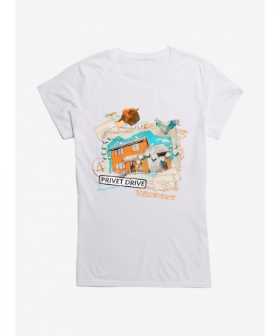 Harry Potter Privet Drive Collage Girls T-Shirt $6.18 T-Shirts