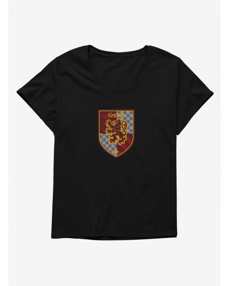 Harry Potter Gryffindor Crest Banner Girls T-Shirt Plus Size $8.55 T-Shirts